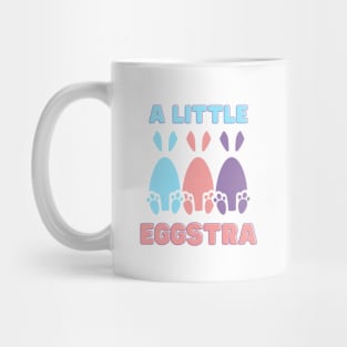 A Little Eggstra | Easter Bunny | Easter Gift Ideas | Gifts for Kids | Gifts for Rabbit Bunny Lovers Mug